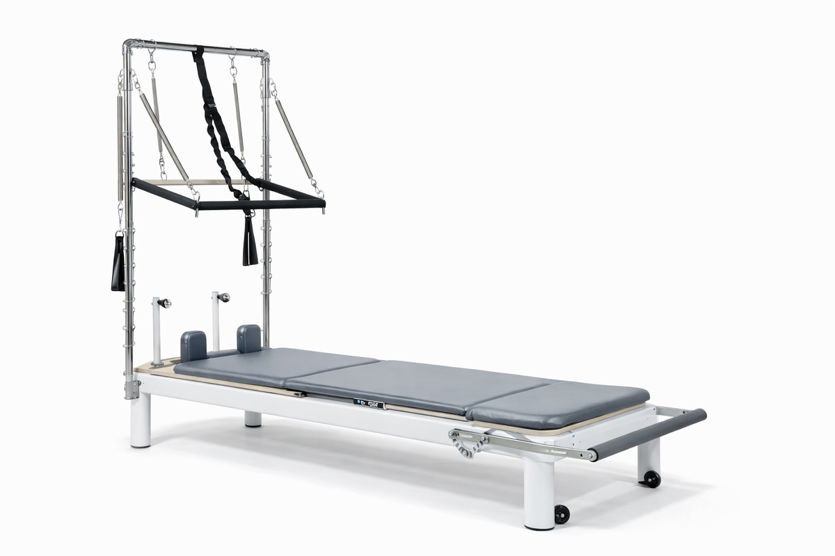 Pilates Reformer ALLORO mit gepolstertem Schlitten und fein einstellbaren Federn